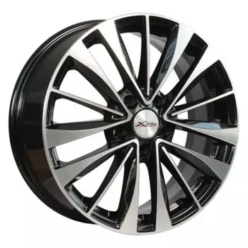 Диск колесный X'trike X-125 7xR17 5x114.3 ЕТ35 ЦО67.1 черный с полировкой 14803AX