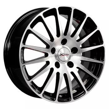Диск колесный X'trike X-128 6.5xR16 5x114.3 ЕТ45 ЦО67.1 черный полированный 15010AX