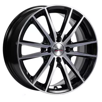 Диск колесный X'trike X-129 6.5xR16 4x100 ЕТ45 ЦО67.1 черный полированный 74331