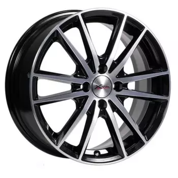 Диск колесный X'trike X-129 6.5xR16 4x100 ЕТ48 ЦО60.1 черный с полировкой 74334