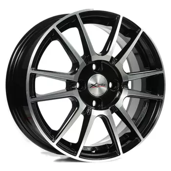 Диск колесный X'trike X-130 7.5xR18 5x114.3 ЕТ35 ЦО66.1 черный с полировкой 74399