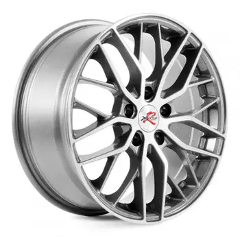 Диск колесный X'trikeRST R007 7,5xR17 5x114.3 ET45 ЦО67.1 темно серебристый с полированной лицевой частью 40030