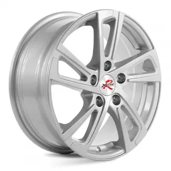 Диск колесный X'trikeRST R046 6,5xR16 5x114.3 ET46 ЦО67.1 насыщенный серебристый с полированным ободом 40094