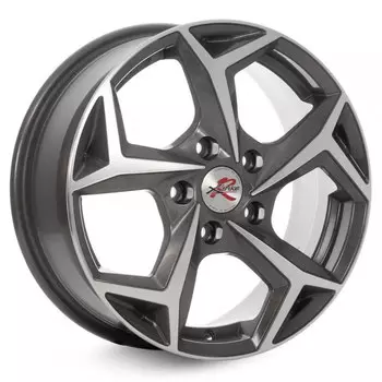 Диск колесный X'trikeRST R066 6,5xR16 5x100 ET48 ЦО56.1 темно серебристый с полированной лицевой частью 40159