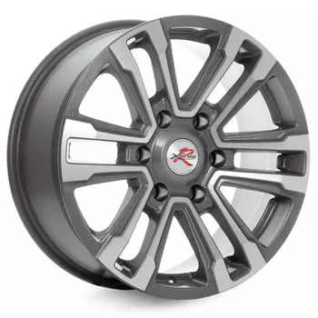 Диск колесный X'trikeRST R107 7,5xR17 6x139.7 ET25 ЦО106.1 темно серебристый с полированной лицевой частью 40240