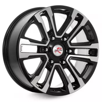 Диск колесный X'trikeRST R107 7,5xR17 6x139.7 ET30 ЦО106.1 черный полностью полированный 40242