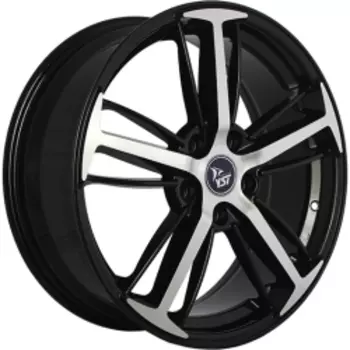 Диск колесный YST X-29 8xR18 5x112 ET39 ЦО66.6 черный глянцевый с полированной лицевой частью 9162092