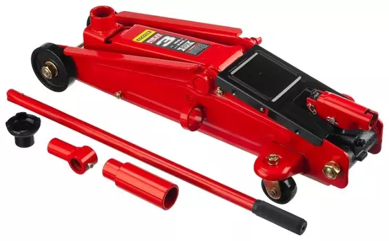 Домкрат подкатной гидравлический STAYER Red Force 43157-3 (3 т)