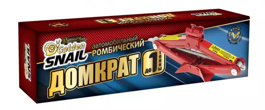 Домкрат ромбический на 1 тонну Golden Snail GS 8239