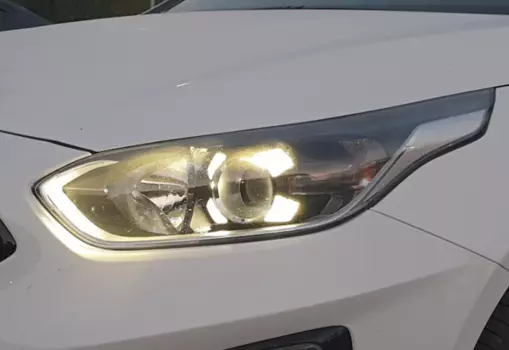 Фара головного света, галогеновая, дневными ходовыми огнями для KIA Ceed (2018 - 2019)