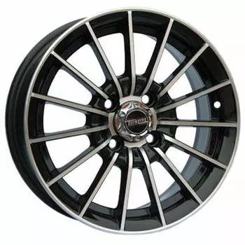 Диск колесный Tech-Line 302 5,5xR13 4x98 ET28 ЦО58,6 черный с полированной лицевой частью rd830224