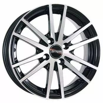 Диск колесный Tech-Line 305 4,5xR13 4x114,3 ET43 ЦО69,1 чёрный с полированной лицевой частью rd830908