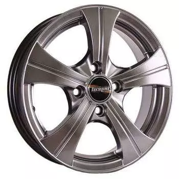 Диск колесный Tech-Line 410 5,5xR14 4x100 ET49 ЦО56,6 серый rd831130