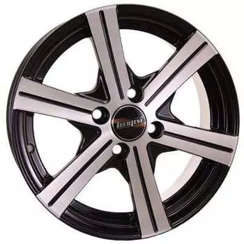 Диск колесный Tech-Line 414 5,5xR14 4x100 ET43 ЦО67,1 черный с полированной лицевой частью rd831349