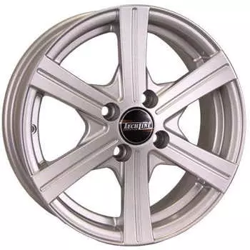 Диск колесный Tech-Line 414 5,5xR14 4x100 ET43 ЦО67,1 серебристый rd831348