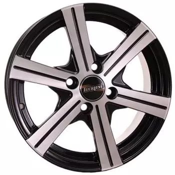 Диск колесный Tech-Line 414 5.5xR14 4x98 ЕТ35 ЦО58.6 черный с полированной лицевой частью T414-5514-586-4x98-35BD