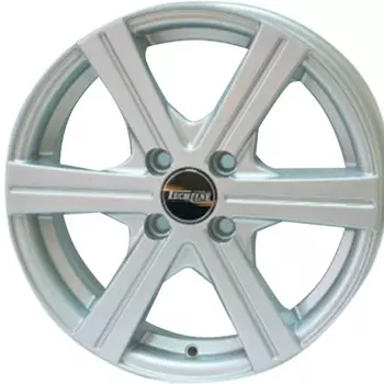 Диск колесный Tech-Line 414 5.5xR14 4x98 ЕТ35 ЦО58.6 серебристый T414-5514-586-4x98-35S