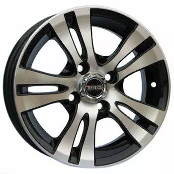 Диск колесный Tech-Line 422 5,5xR14 4x100 ET32 ЦО67,1 черный с полированной лицевой частью rd830473