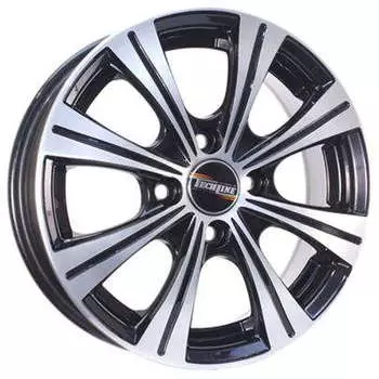 Диск колесный Tech-Line 423 5,5xR14 4x100 ET49 ЦО56,6 черный с полированной лицевой частью rd830426
