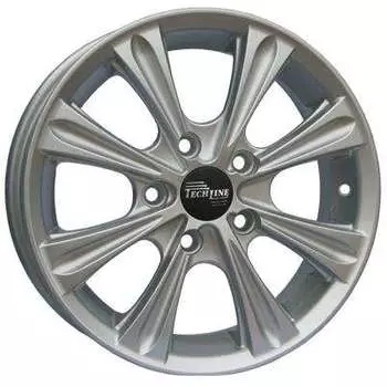 Диск колесный Tech-Line 523 6xR15 4x100 ET39 ЦО67,1 серебристый rd831700
