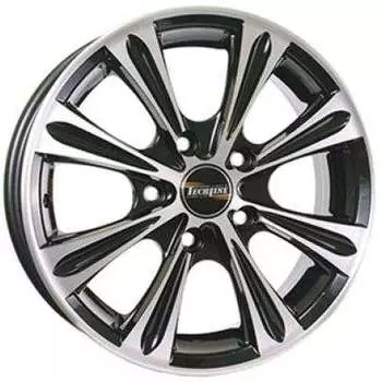 Диск колесный Tech-Line 526 5.5xR15 4x100 ЕТ46 ЦО54.1 черный глянцевый T526-5515-541-4x100-46BD