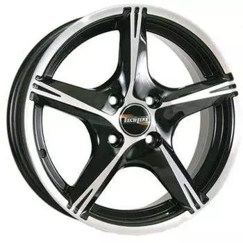 Диск колесный Tech-Line 528 6xR15 4x100 ET32 ЦО60,1 черный с полированной лицевой частью rd831653