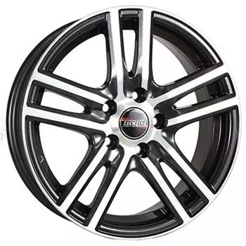 Диск колесный Tech-Line 529 6xR15 4x114,3 ET38 ЦО67,1 черный с полированной лицевой частью rd830925