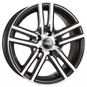 Диск колесный Tech-Line 529 6xR15 5x110 ET37 ЦО65,1 черный с полированной лицевой частью rd830697