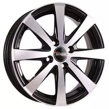 Диск колесный Tech-Line 534 5,5xR15 4x100 ET45 ЦО54,1 черный с полированной лицевой частью rd830869