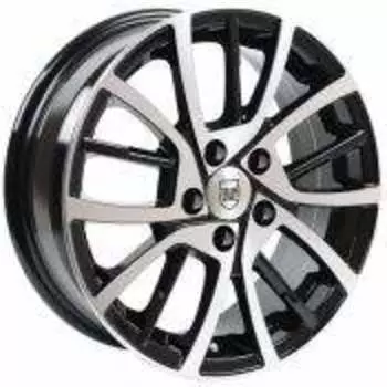 Диск колесный Tech-Line 548 6xR15 4x100 ET45 ЦО60,1 чёрный с полированной лицевой частью rd833086
