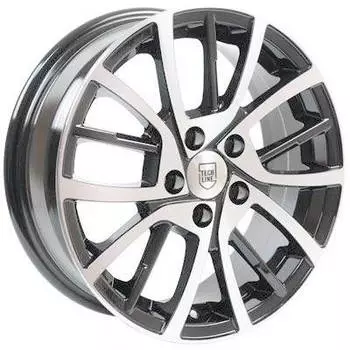 Диск колесный Tech-Line 548 6xR15 5x100 ET40 ЦО57,1 серый с полированной лицевой частью rd833027