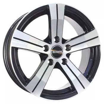Диск колесный Tech-Line 602 7xR16 5x112 ET40 ЦО66,6 черный с полированной лицевой частью rd830332