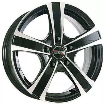 Диск колесный Tech-Line 619 6,5xR16 5x120 ET46 ЦО65,1 черный с полированной лицевой частью rd830891