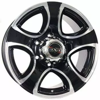 Диск колесный Tech-Line 622 7,5xR16 6x139,7 ET10 ЦО110,1 черный с полированной лицевой частью rd830663