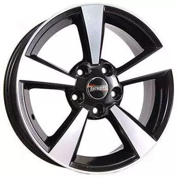 Диск колесный Tech-Line 624 6,5xR16 5x114,3 ET40 ЦО66,1 черный с полированной лицевой частью rd830720