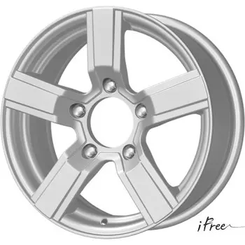 Диск колесный Tech-Line 626 6.5xR16 5x100 ЕТ38 ЦО67.1 черный с полированной лицевой частью T626-6516-671-5x100-38BD