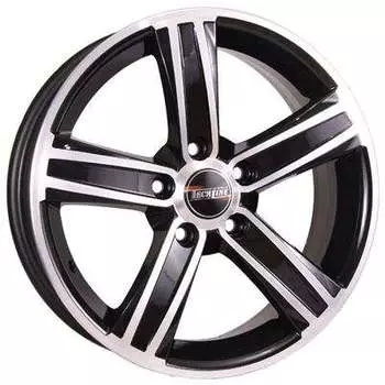 Диск колесный Tech-Line 628 6,5xR16 5x105 ET39 ЦО56,6 черный с полированной лицевой частью rd831067
