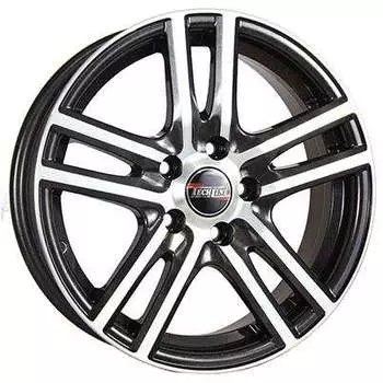 Диск колесный Tech-Line 629 6,5xR16 5x105 ET37 ЦО67,1 черный с полированной лицевой частью rd831779