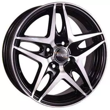 Диск колесный Tech-Line 630 6,5xR16 5x112 ET38 ЦО57,1 черный с полированной лицевой частью rd831222