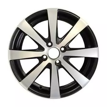 Диск колесный Tech-Line 634 6xR16 4x100 ЕТ45 ЦО60.1 черный с полированной лицевой частью T634-616-601-4x100-45