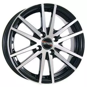 Диск колесный Tech-Line 635 6,5xR16 5x105 ET39 ЦО56,6 черный с полированной лицевой частью rd830866