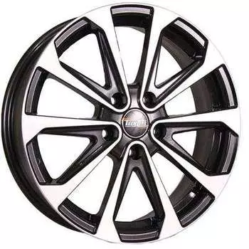 Диск колесный Tech-Line 639 6,5xR16 5x114,3 ET40 ЦО66,1 черный с полированной лицевой частью rd830899