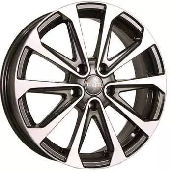 Диск колесный Tech-Line 639 6,5xR16 5x114,3 ET40 ЦО66,1 серый с полированной лицевой частью rd831548