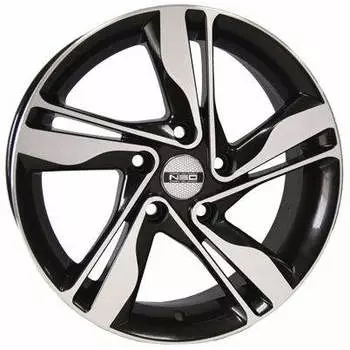 Диск колесный Tech-Line 650 6.5xR16 5x114.3 ET50 ЦО66.1 черный с полированной лицевой частью rd832262