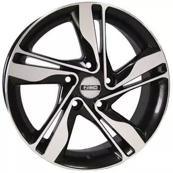 Диск колесный Tech-Line 650 6,5xR16 5x114,3 ET50 ЦО67,1 черный матовый с полированной лицевой частью rd832702