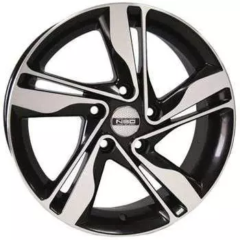 Диск колесный Tech-Line 650 6,5xR16 5x114,3 ET50 ЦО67,1 черный с полированной лицевой частью rd833070