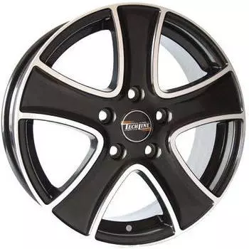 Диск колесный Tech-Line 677 6,5xR16 5x114,3 ET50 ЦО66,1 черный с полированной лицевой частью rd832768