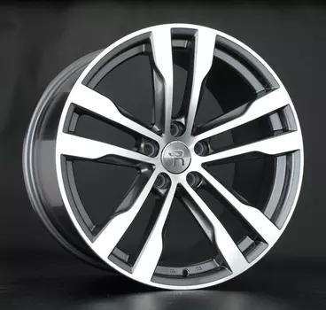 Диск колесный Tech-Line 677 6.5xR16 5x114.3 ЕТ50 ЦО66.1 черный с полированной лицевой частью T677-6516-661-5x1143-50