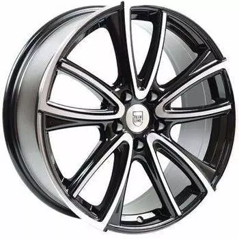 Диск колесный Tech-Line 682 7xR16 5x114,3 ET47 ЦО67,1 черный с полированной лицевой частью rd833447