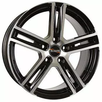 Диск колесный Tech-Line 707 7,5xR17 5x112 ET42 ЦО66,6 черный с полированной лицевой частью rd830807